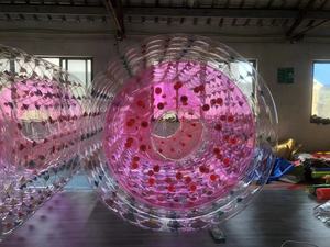 Bolas Inflables Transparentes para Caminar sobre el Agua, Cilindro de Burbujas, Bola Zorb para Deportes Acuáticos - Product Image 3