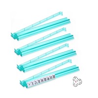 Rangements et poussoirs classiques portables pour Mahjong, Règle de tri et de poussage 2-en-1 pour Mahjong américain, en acrylique transparent, rotative, tout-en-un, 4 couleurs