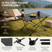 Table pliante de camping en acier au carbone, personnalisée en usine, pour barbecue extérieur, stand de rue, pique-nique, mobilier de repas portable