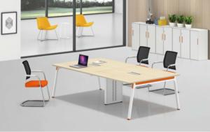 Escritorio de Oficina Modular Moderno y Personalizable de Madera, con Características Duraderas para Estación de Trabajo del Personal, Borito - Product Image 2