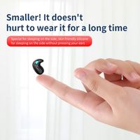 Échantillon Gratuit Usine Directe X55 Écouteurs de Sommeil Invisibles Mini TWS Casque Gaming à Faible Latence avec Micro