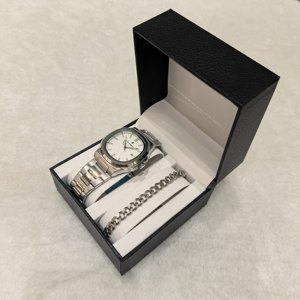 Poedagar 613 Nuovo Set di Due Pezzi: Orologio al Quarzo e Bracciale, Combinazione Creativa alla Moda, Regalo Speciale <span class=keywords><strong>per</strong></span> <span class=keywords><strong>Uomo</strong></span> - Product Image 4
