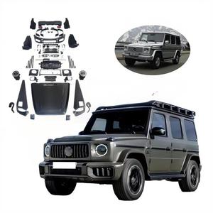 ชุดแต่งรอบคันแบบใหม่สำหรับ Mercedes Benz G Class W463 ปี 2004-2018 อัพเกรดเป็น W464 สไตล์ AMG ชุดแต่งไวด์บอดี้ กันชนหน้า-หลัง ฝากระโปรง - Product Image 1