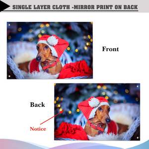 Drapeaux flottants en fibre de polyester 100% en gros, bannières promotionnelles personnalisées de haute qualité - Product Image 2