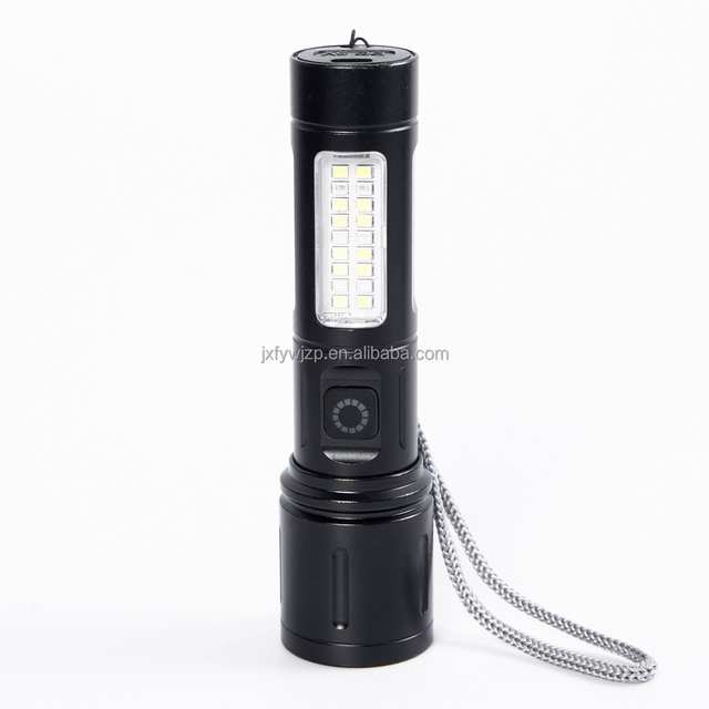 LED Flashlights Aluminum Alloy Waterproof USB Rechargeable IP65 for Emergencies and Camping