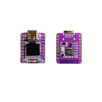 Papan pengembangan Supermini ESP32-C3 dengan modul OLED 0.42 inci antena keramik WiFi komponen elektronik