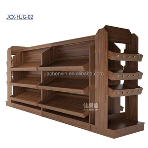 Personalizado vino tinto Ron whisky acero y madera estante supermercado restaurante estante de exhibición Premium alta calidad gabinete montado en la pared - Product Image 2