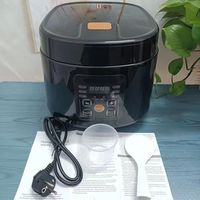 Cuisinière à riz multifonction 5L de haute qualité, cuisinière à riz électrique numérique avec contrôle du minuterie