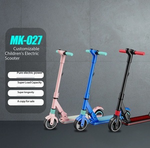 Trottinette Électrique Pliable pour Enfants 6,5 Pouces 24V <span class=keywords><strong>2</strong></span>,5Ah 130W Vitesse Maximale 14km/h Autonomie 5-8km Frein Électronique et à Pédale - Product Image 1