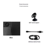 Caméra de vision nocturne HD 1920p avec capteur CMOS, carte mémoire et Wi-Fi pour la surveillance à distance des activités sportives et domestiques en extérieur