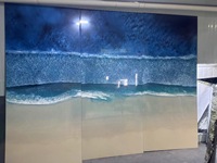 Panel de Pared Maituo 4x8, Paneles de Bambú Multiplicado para Uso en Interiores, Panel de Pared de PVC con Chapa de Madera