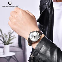 Montres pour homme Pagani Design 1759, bracelets en cuir, montre de luxe pour homme, étanche 10 ATM, montres mécaniques automatiques minimalistes