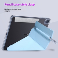 Étui de protection en acrylique pour tablette OPPO Pad 4 Pro Pad 5, magnétique détachable 3+Y Fold OnePlus 2 transparent 13,2 pouces