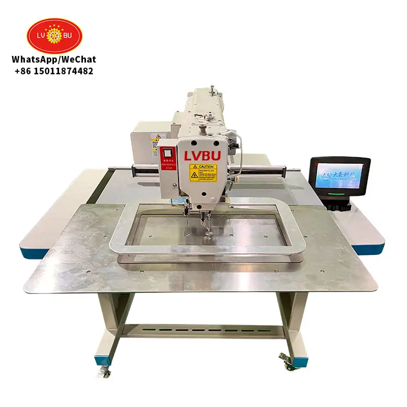 LVBU-3520G Industrial pattern sewing machine is used for garment badge webbing leather sewing machines