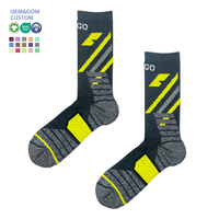 Chaussettes de randonnée en laine mérinos personnalisées pour le camping et le travail Chaussettes de randonnée chaudes en cachemire pour l'hiver