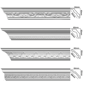 Corniche moderne en polyuréthane haute densité <span class=keywords><strong>Moulure</strong></span> de <span class=keywords><strong>plafond</strong></span> en PU légère pour villa Hôtel Atelier Hôpital - Product Image 2