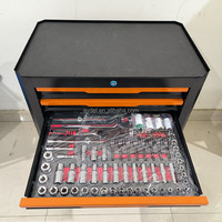 Chariot à outils à 7 tiroirs avec un ensemble d'outils de réparation automobile de 333 pièces, qualité industrielle pour les ateliers 4S et mécaniques, avec coussin silencieux