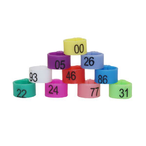 1000 Anillas para Patas de Paloma de 9 mm con Números Aleatorios, Anillas de Identificación para Aves y <span class=keywords><strong>Palomas</strong></span>, 1000 Unidades por Caja - Product Image 5