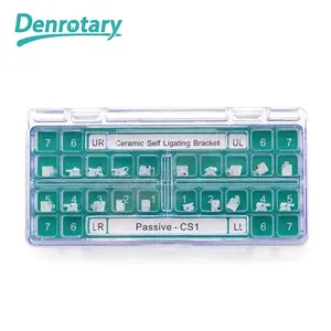 Denrotary Orthodontic Bracket Transparent Dental Braces Dental Orthodontic Ceramic Brackets