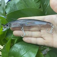 Leurres de pêche en cristal 3D, leurre de pêche en profondeur, appât dur artificiel, bateau à la traîne, pêche en mer, bar, brochet, 11cm, 16g