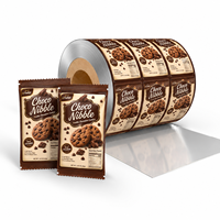 Sacs en Mylar à fermeture éclair anti-odeur imprimés sur mesure, emballage flexible de qualité alimentaire, film en sachet, rouleau de film Bopp PET CPP PE