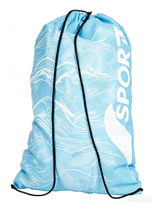 Custom Mesh <b>Drawstring</b> <b>Backpack</b> Breathable Gym Sack Bag Lightweight Sports <b>Drawstring</b> Bag for Fitness Travel Swimming - Product Image 3