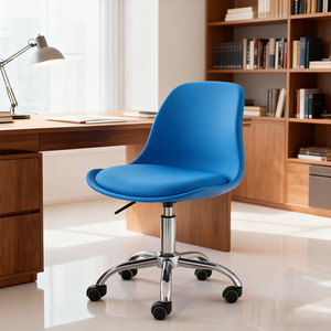 <span class=keywords><strong>Silla</strong></span> de Oficina Ergonómica para el Hogar con Rango de Elevación de Ochenta a Noventa Centímetros, Tres Ruedas Giratorias Silenciosas de 360 Grados - Product Image 1