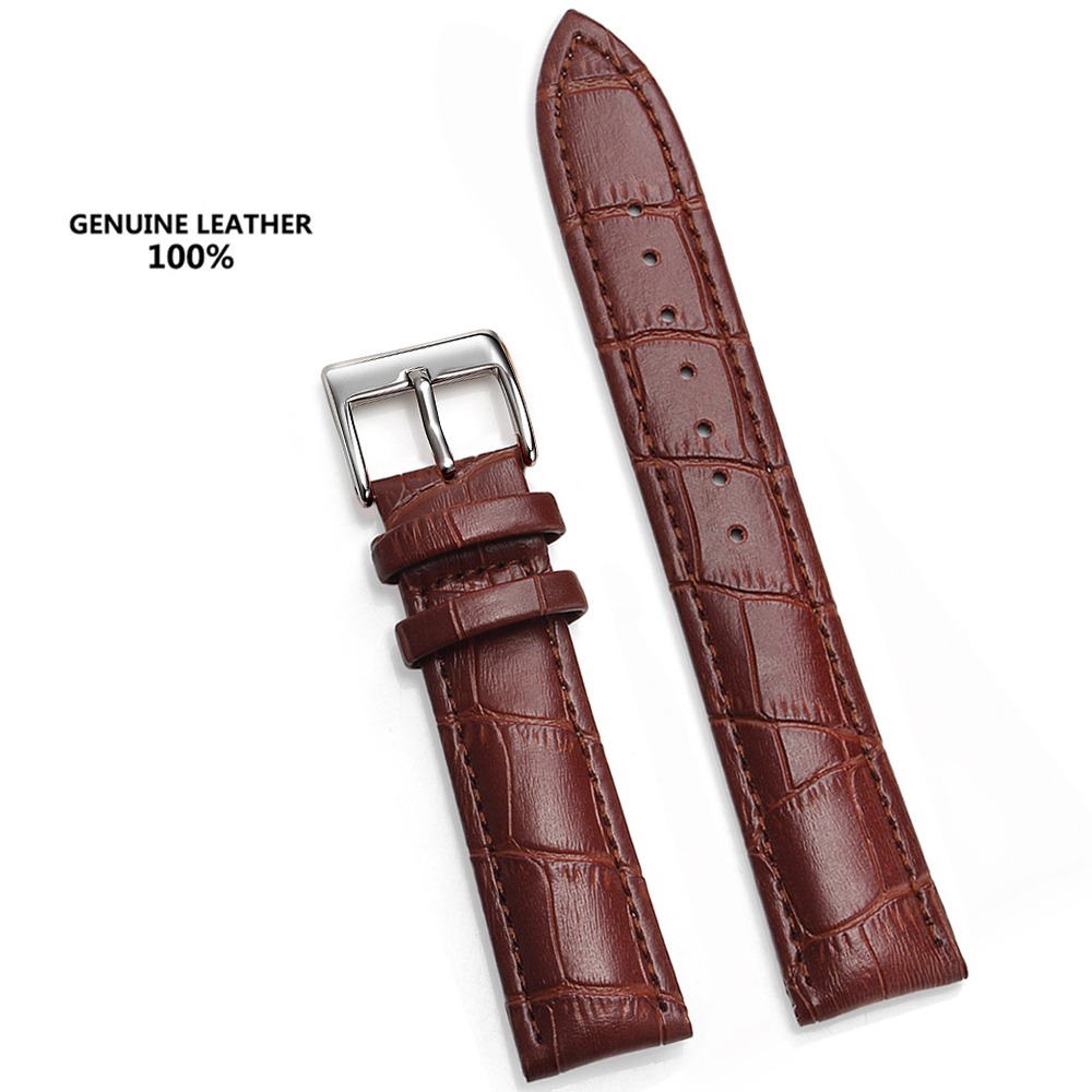 Dark brown-silver buckle