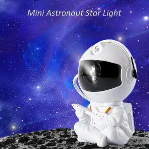 New Cosmonaut Rotatable Mini Spaceman Projector Lamp Starry Sky Car Atmosphere Projection Night Light