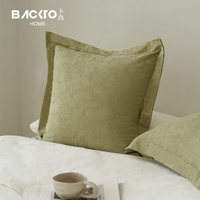 Bio-Baumwolle Tencel Jacquard Bett Kissen bezug Moderne Luxus natürliche europäische Kissen bezug Hotel liefert Bettwäsche