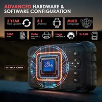 Escáner para Camiones de Servicio Pesado LAUNCH Creader CRP129 HD, Herramienta de Diagnóstico Completo del Sistema Diésel, Lector de Códigos