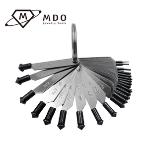 Kit de medidores de piedra de tamaño de diamante de 1-6,5mm, herramienta de medición con incrustaciones de diamante para la fabricación de joyas - Product Image 2