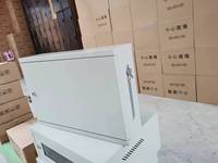 Armoire serveur murale 2U en SPCC de 19 pouces, conforme CE RoHS ISO, taille personnalisée, armoire réseau Internet avec porte vitrée pour usage domestique