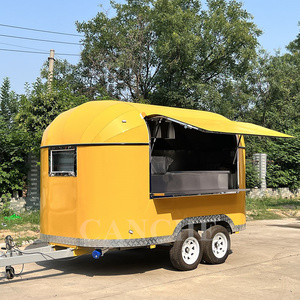 Remorque de restauration rapide camions de crème glacée chariot à café mobile chariot de nourriture vendeurs de rue <span class=keywords><strong>en</strong></span> <span class=keywords><strong>bois</strong></span> - Product Image 6