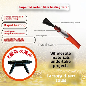 Nhiệt độ cao (60 ° C +) dưới sàn sưởi ấm mat với nhiệt 240V/120V linh hoạt Cáp sưởi ấm cho khách sạn và căn hộ - Product Image 4