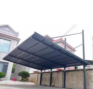 Amas Great Wall Panneaux Carport <span class=keywords><strong>Toit</strong></span> en aluminium ondulé avec pare-soleil <span class=keywords><strong>Bois</strong></span> traité sous pression Naturel pour abris de parking - Product Image 5