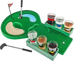 Custom Drinking Game Toy <b>Mini</b> <b>Table</b> Golf Drinking Game Set - Product Image 2