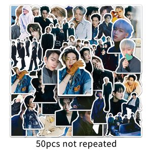 50ชิ้น/เซ็ต kpop babymonster eunwoo itzy babymonster กันน้ำสติกเกอร์ Karina <span class=keywords><strong>GOT7</strong></span> riize sunoo กระเป๋าแก้วโทรศัพท์รูปลอก DIY - Product Image 3