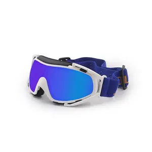 Oem Custom Vrouw Anti-Fog Uv400 Bril Brillen 2 Laags Sferische Afneembare Lens Winddichte Snowboard Sneeuw Sport Skibril