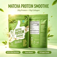 Matcha Proteïne Smoothie Poeder 20g Proteïne Maaltijdvervangende Shake Huidgezondheid voor Fitness OEM ODM Groothandel Aangepaste Private Label
