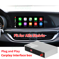Krando Wireless Carplay Android Auto Interface Box para Alfa Romeo Giulietta Stelvio Giulia Carplay Interface Module 1:1 Recover