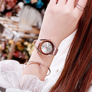 นาฬิกาข้อมือผู้หญิง ดีไซน์สวยหรู เรียบง่าย ระบบควอตซ์ สายหนัง ขายส่ง - Product Image 6