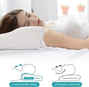 Oferta de Reducción: Almohada Curva de Espuma Viscoelástica con Forma de Mariposa para el Cuello, con Funda Extraíble - Product Image 5