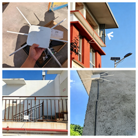 Punto de Acceso Industrial para Exteriores WiFi 6 AX3000 con Repetidor, Antenas de 8dBi, Resistente a la Intemperie, Cobertura de 500-1000 m², Firewall y QoS