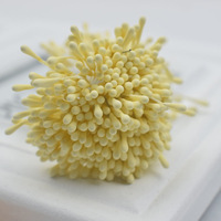 Mini perle pistil étamine florale Double têtes 2mm Simulation fleur matériel bricolage à la main fleur noyau