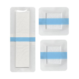 Customized 6x7cm Waterproof Umbilical Cord Protector For Infants Swimming White PU Non Woven Foam Anti Bacterial - Product Image 4