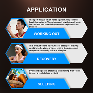 Fabricant de bandes nasales extra-fortes OEM |   Bandes nasales anti-transpiration pour le sommeil et le sport - Product Image 3