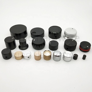 Perillas de Control de Volumen Giratorias con Eje Redondo Dentado de Metal y Aluminio para Potenciómetro, Interruptor y Codificador - Product Image 3