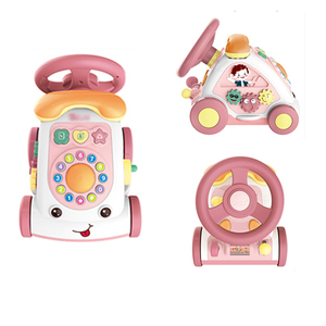 Bebé educativo Dreaming Party bebé coche eléctrico juguete dibujos animados Musical Universal ruedas libres simulación teléfono vehículo coche Juguetes - Product Image 4