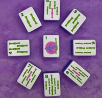 Tuiles de Mahjong de Luxe en Acrylique de 160 Pièces, Conception à 4 Couches pour 4 Joueurs, Idéales pour les Réunions Familiales et les Cadeaux